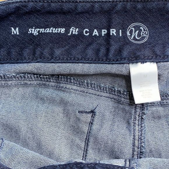 Westport W62 Signature Fit Pull On Jeans Jegging Stretch M 3080 Capri Crop - Picture 7 of 7